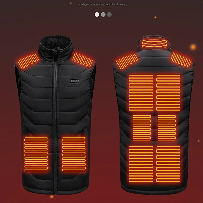 11 Area Dual Control Heated Gilet