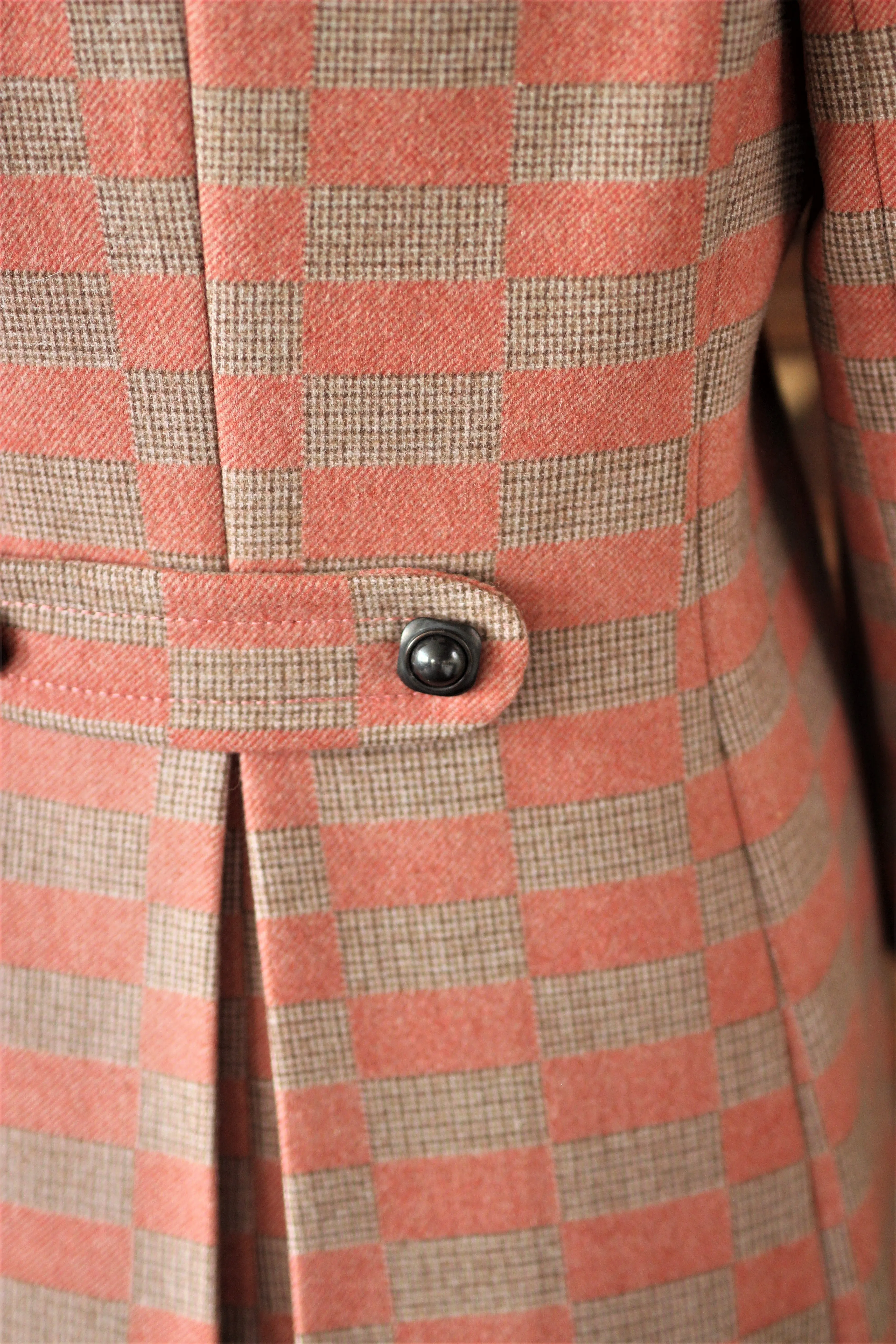 1970s Double Breasted Wool Coat, made in Italy//Size M