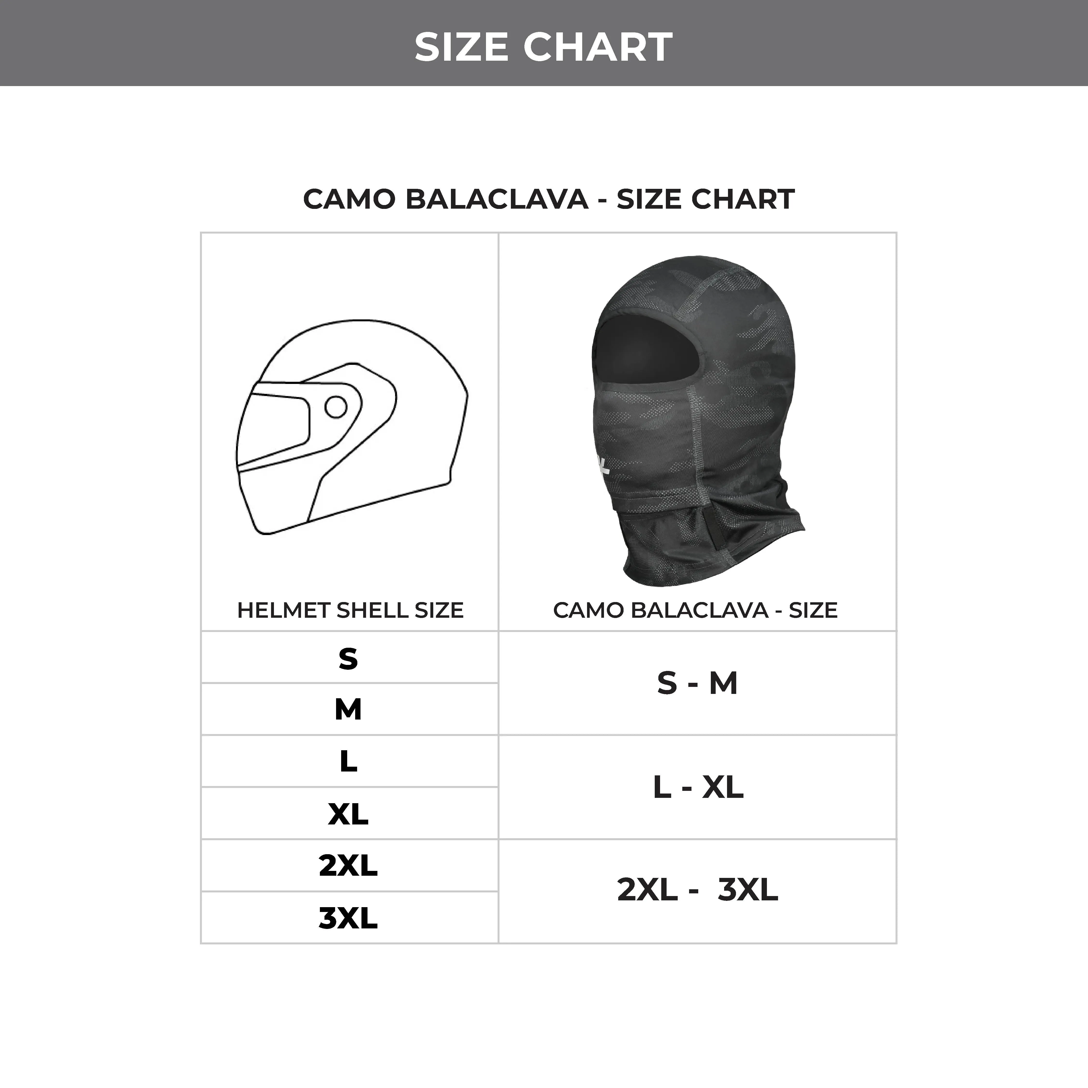 2nd SKIN BALACLAVA - MOTORCYCLE HELMET LINER