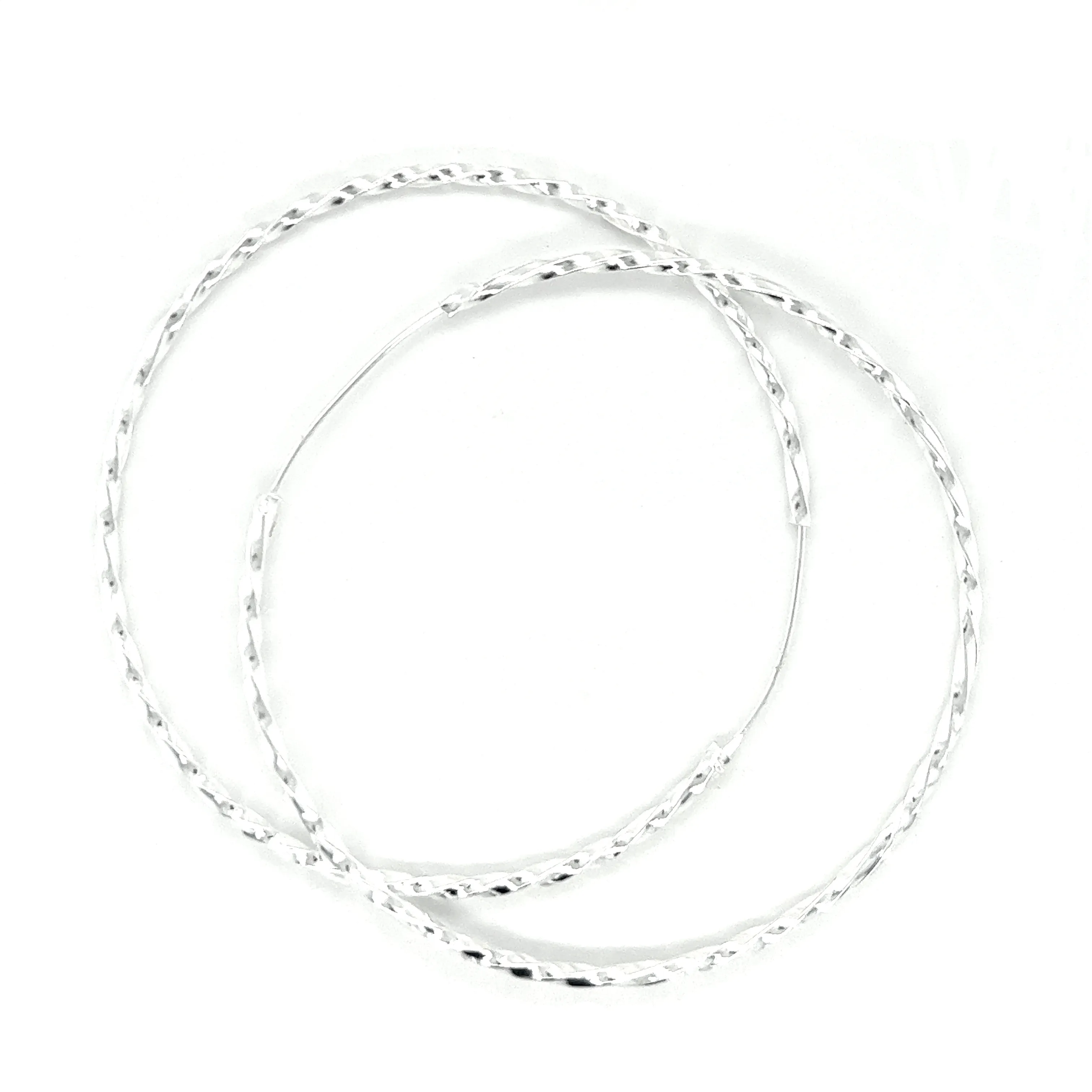 70mm Twisted Hoops