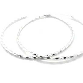 70mm Twisted Hoops