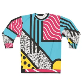 Abstract 80s Memphis Pop Art Graphics Sweatshirt