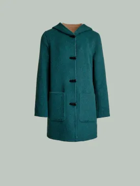 Alaia Coat Baby Alpaca Color Green