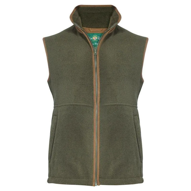 Alan Paine Green Fleece Gilet