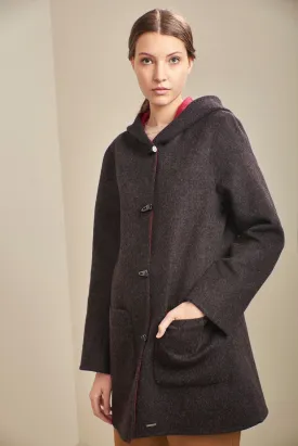 Anastasia Coat Baby Alpaca & Wool Color Anthracite