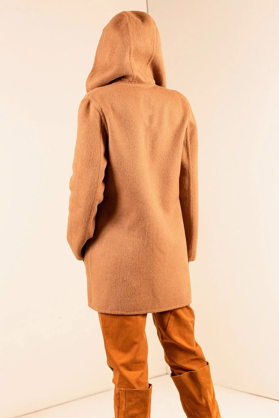 Anastasia Coat Baby Alpaca & Wool Color Astral & Camel