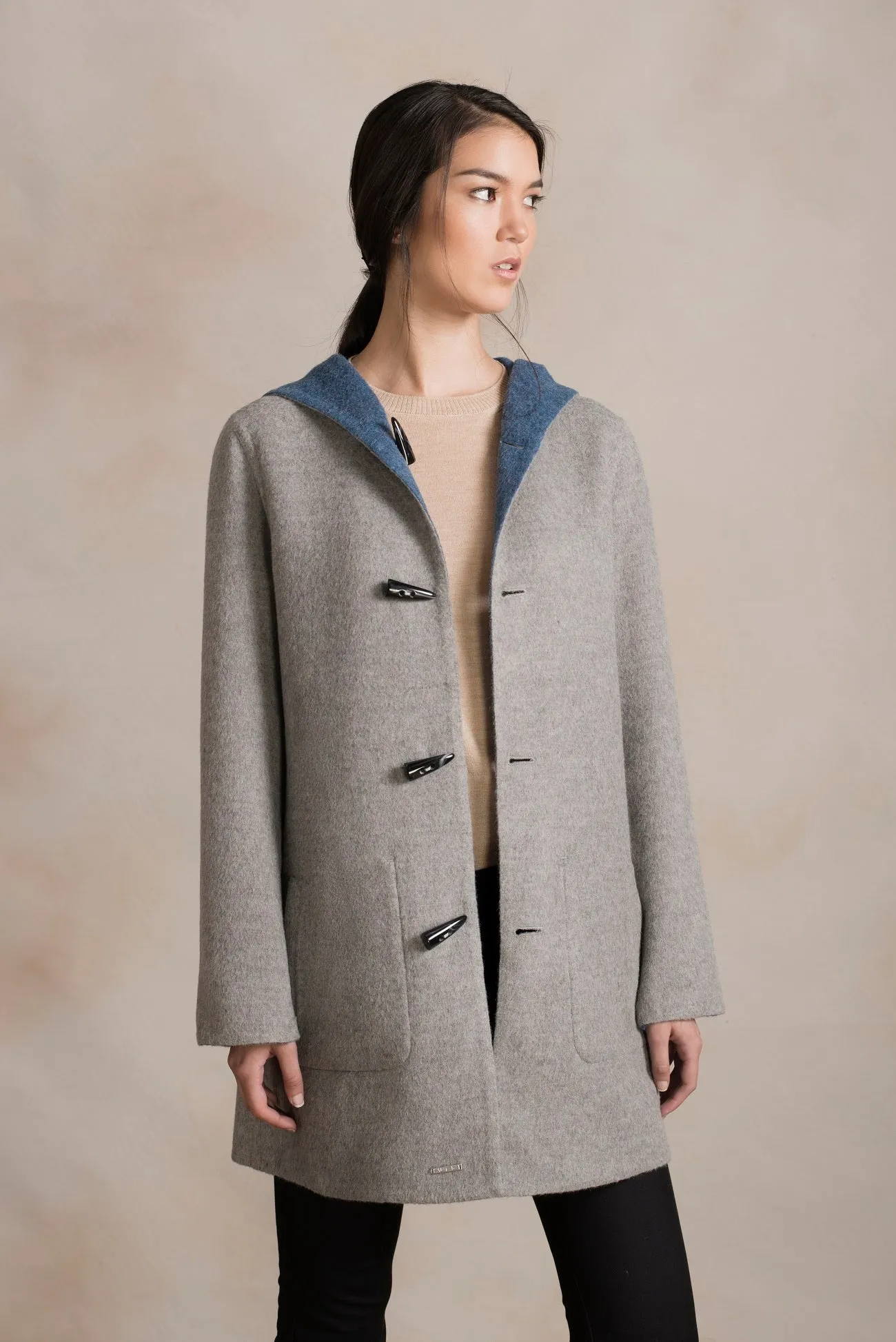 Anastasia Coat Wool & Alpaca Color Twilight&Grigio