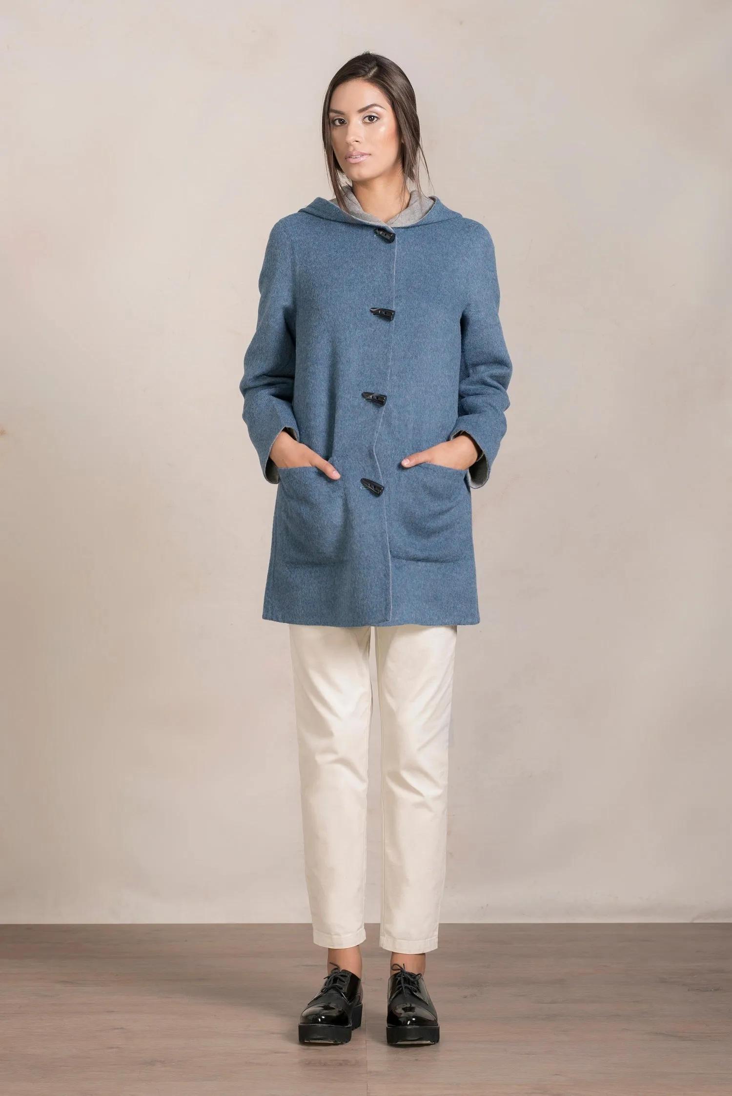 Anastasia Coat Wool & Alpaca Color Twilight&Grigio