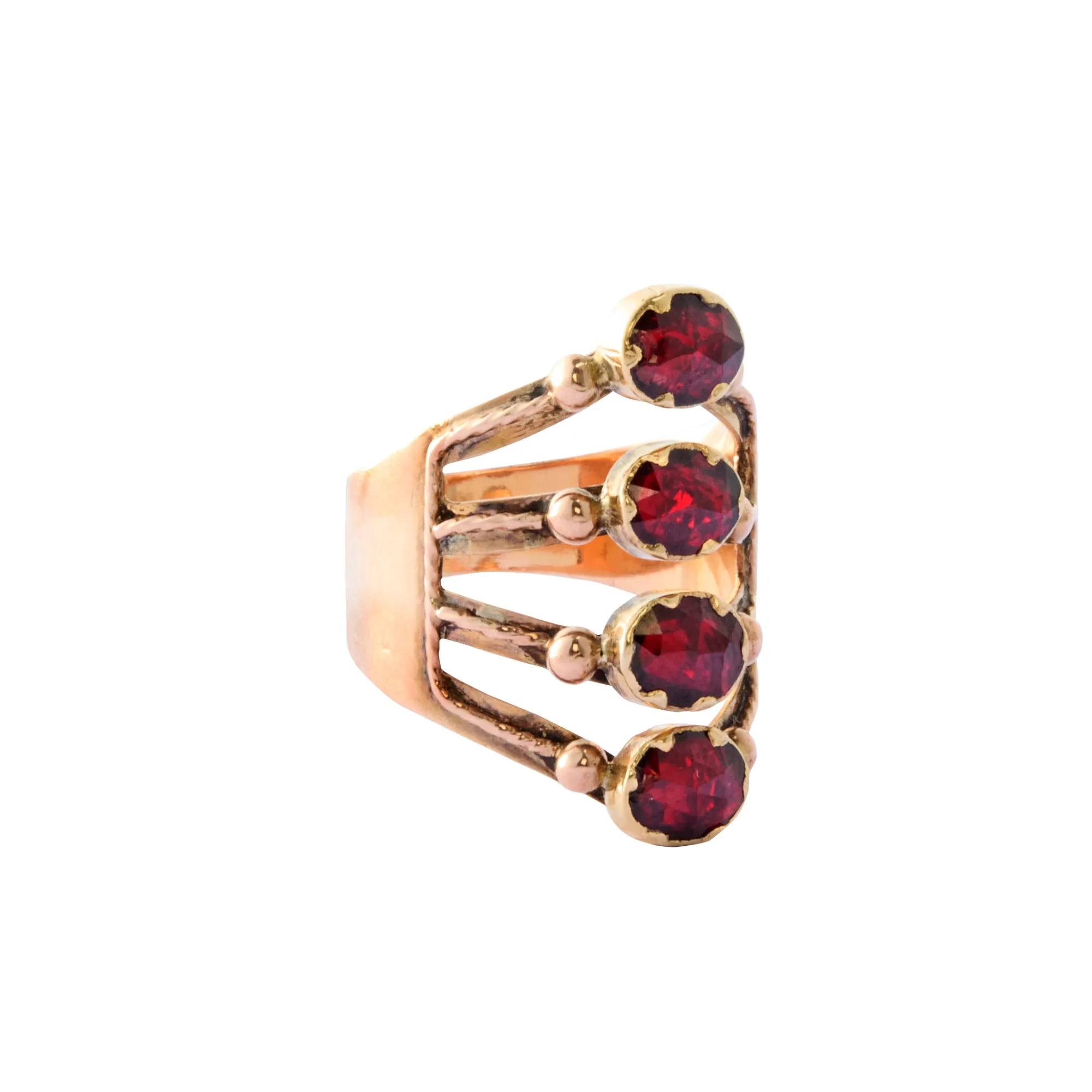 Antique Red Stone Ring