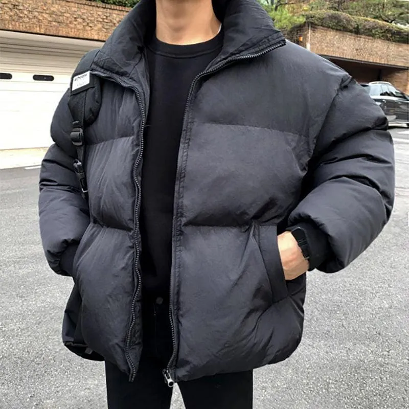 Chicmy-Korean style, Korean men's outfit, minimalist style, street fashion Winter Outfits PADDED PUFFER JACKET COAT