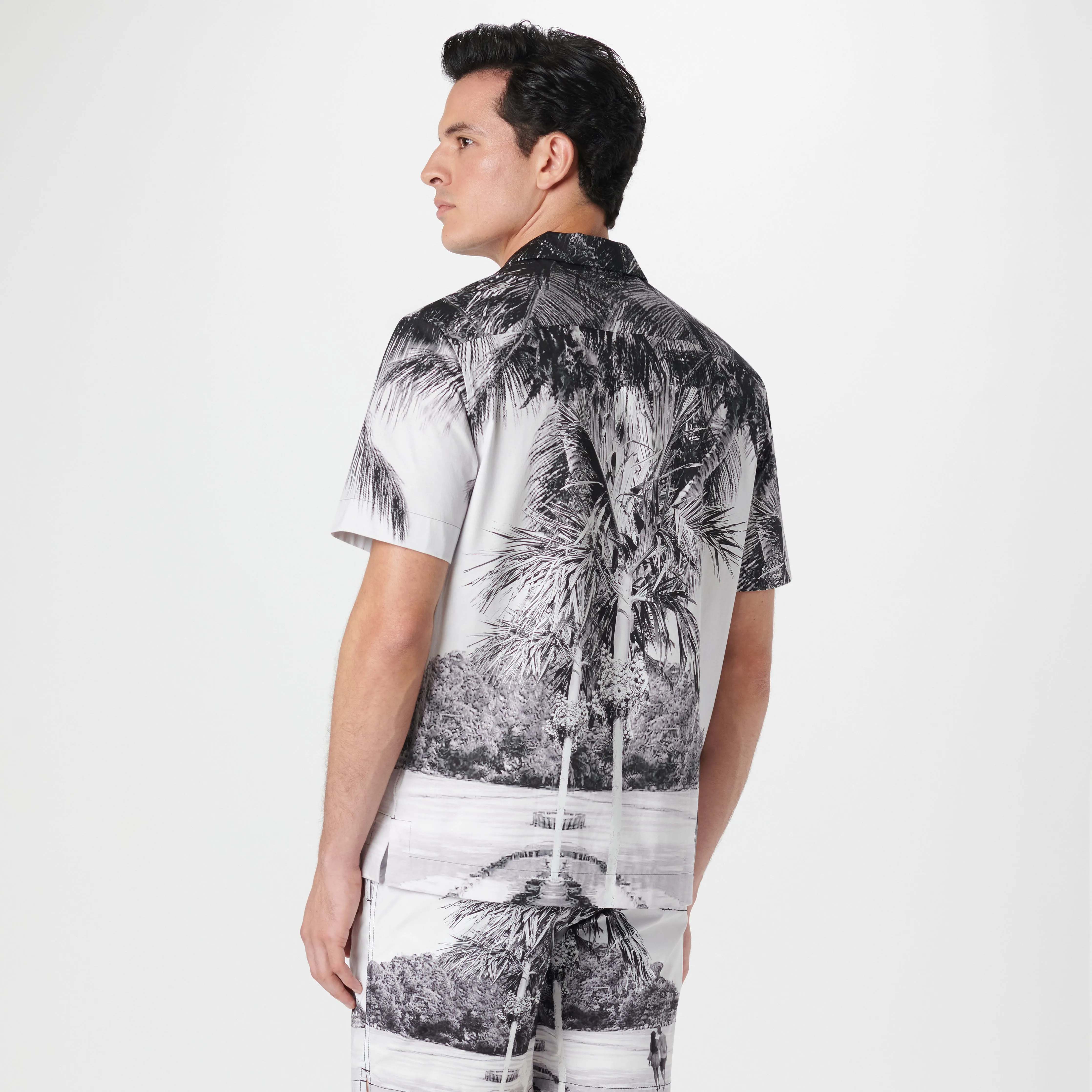 Cole Tropical Photoprint OoohCotton Camp Shirt