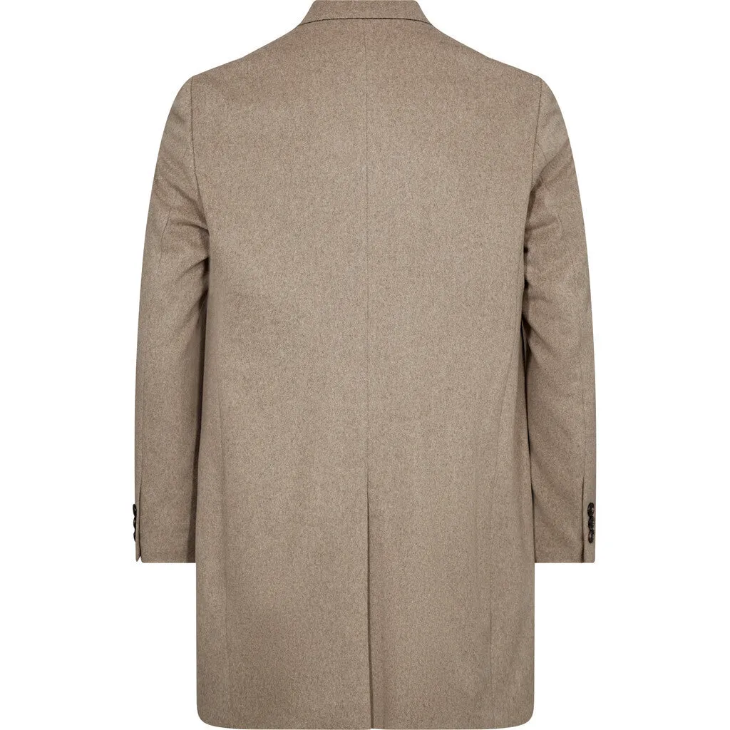 Cooper Wool & Mohair Coat - BGE Beige