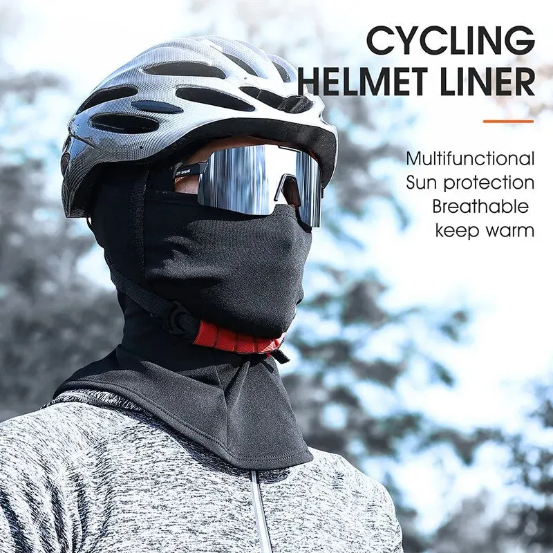 Cycling Cap Winter Warm Running Scarf Balaclava Velvet Bike Full Face Cover Headwear Climbing Fishing Skating Hat