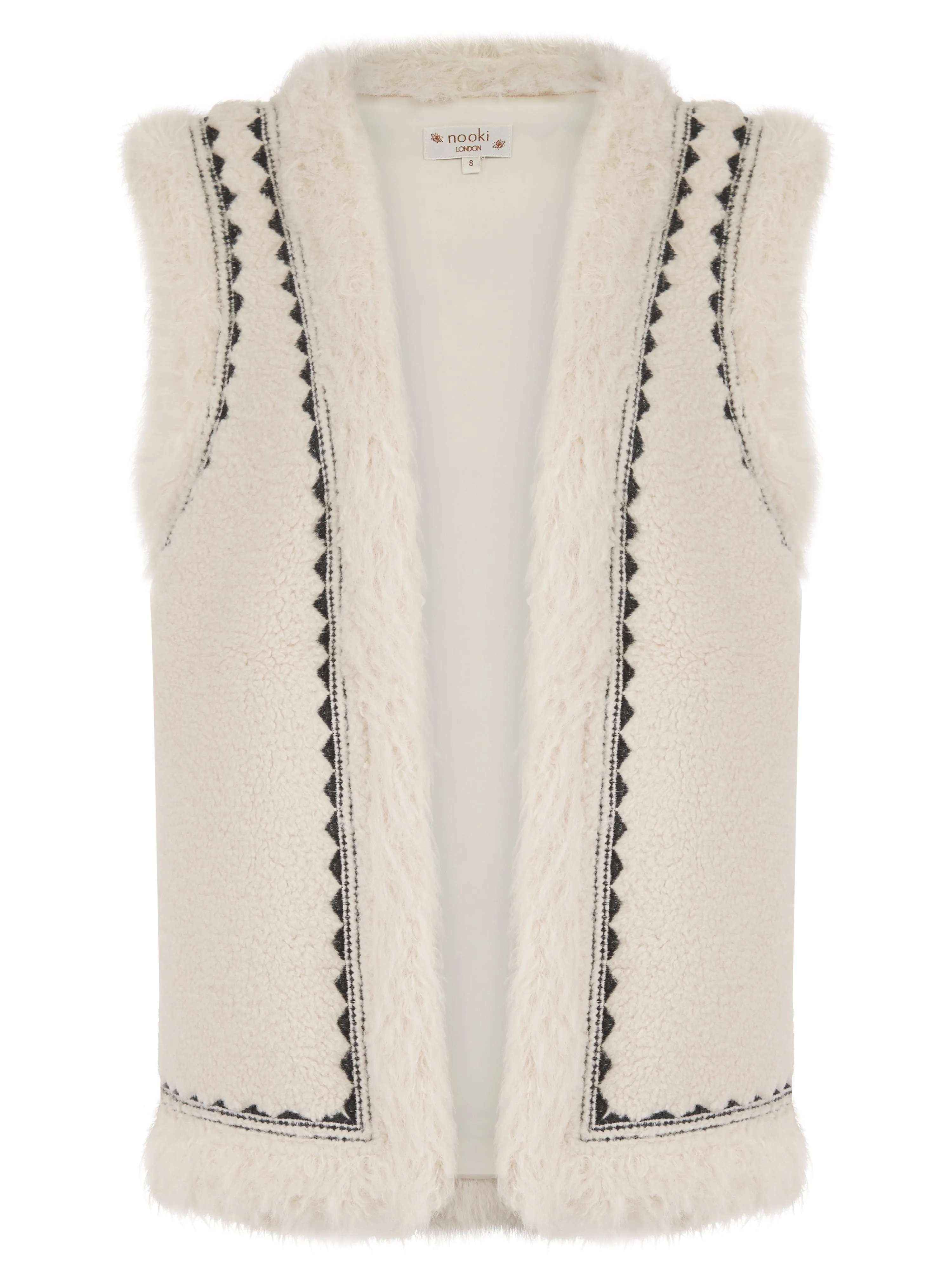 DANNIKA GILET IN CREAM