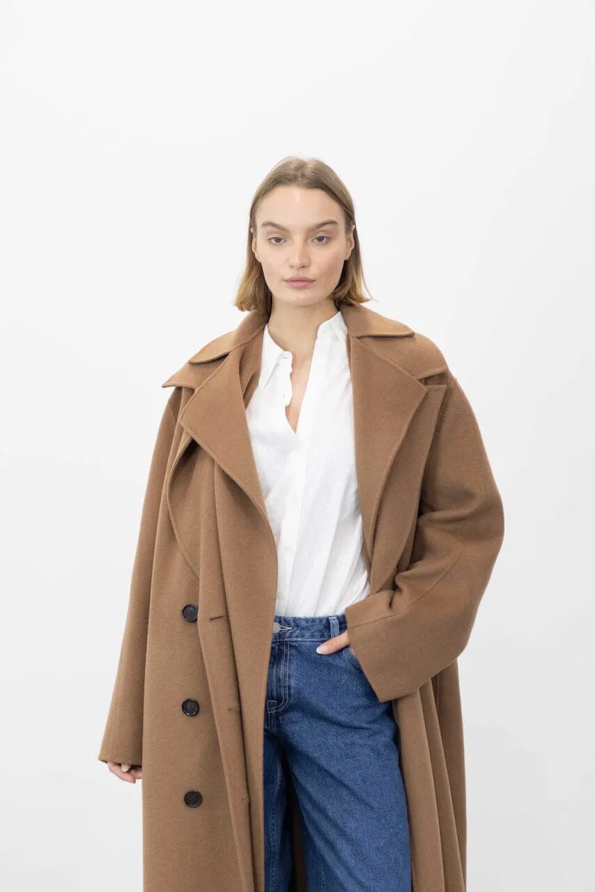 DOUBLE-FACED WOOL COAT