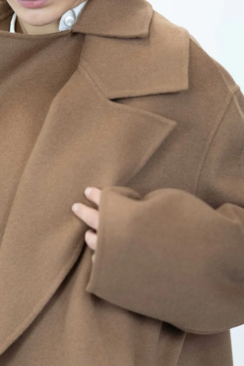 DOUBLE-FACED WOOL COAT