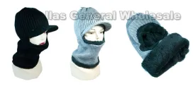 Fleece Lining Visor Beanie Masks Wholesale