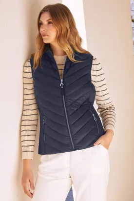 Frandsen 629-588-69 Navy Blue Padded Gilet