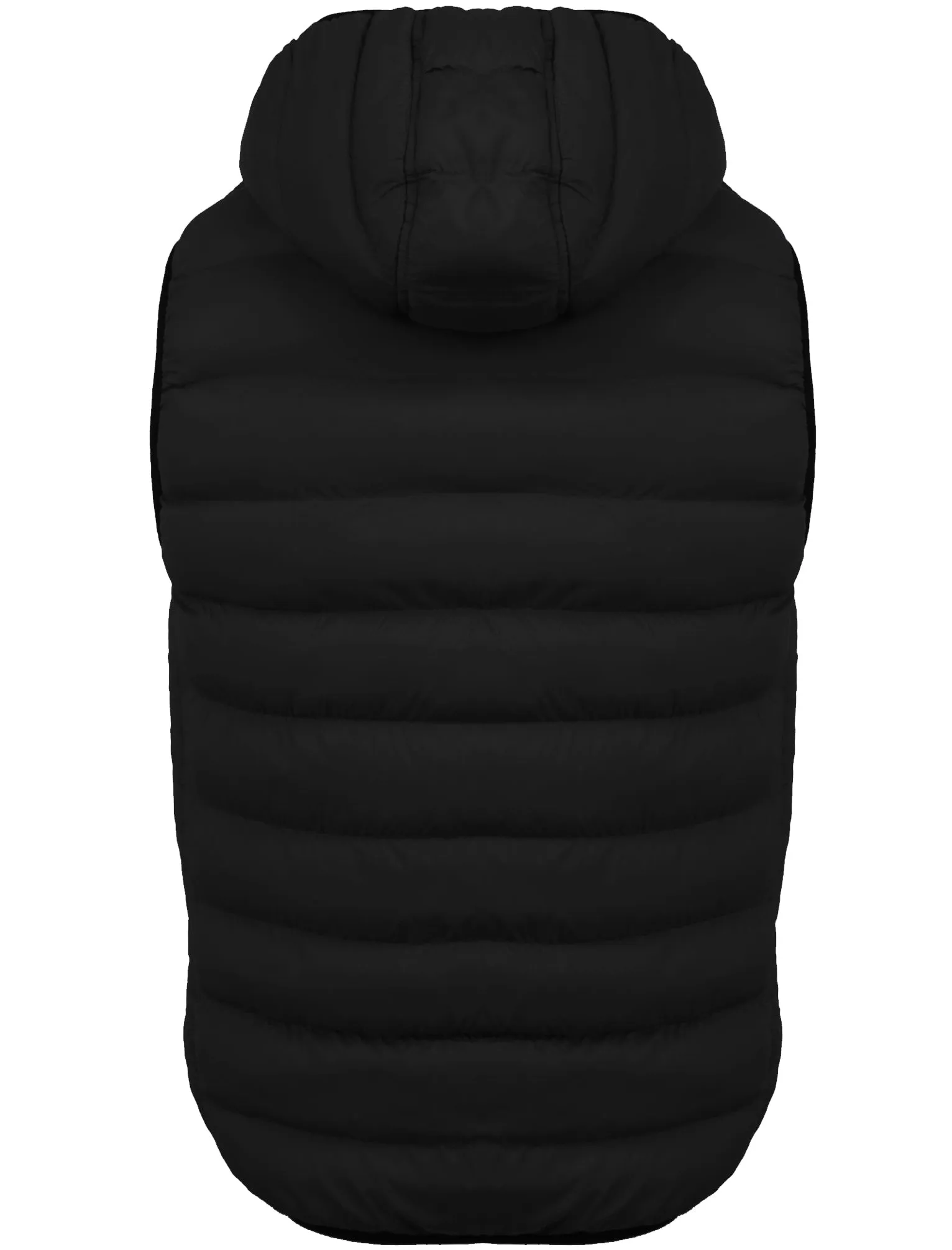 Gaviota Quilted Hooded Gilet in Black - Tokyo Laundry