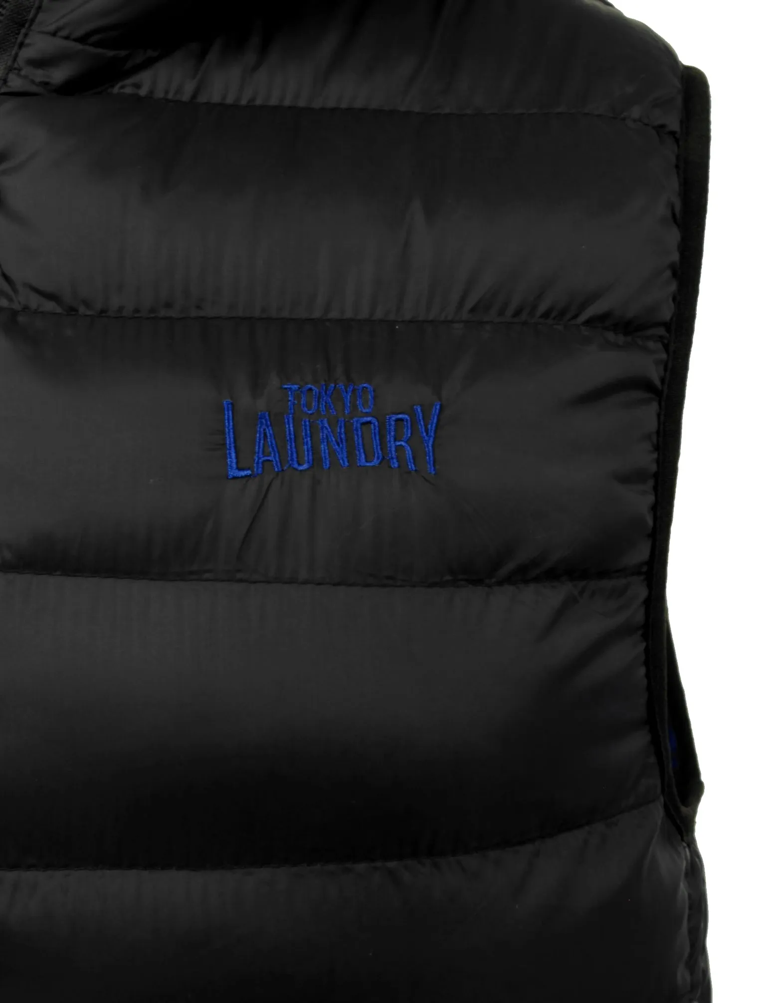 Gaviota Quilted Hooded Gilet in Black - Tokyo Laundry