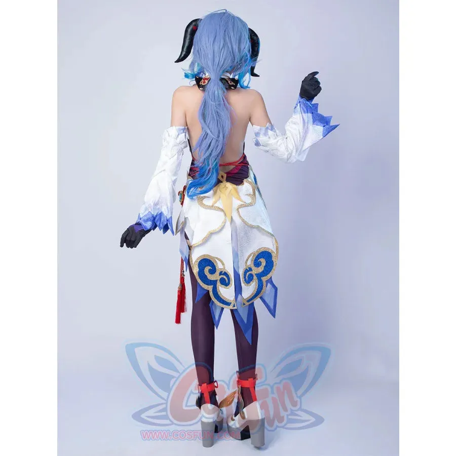 Genshin Impact Ganyu Cosplay Costume Jacquard Upgrade Version C00524