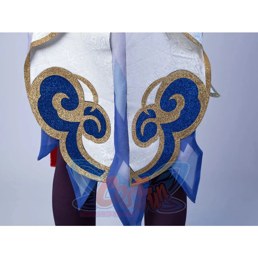 Genshin Impact Ganyu Cosplay Costume Jacquard Upgrade Version C00524