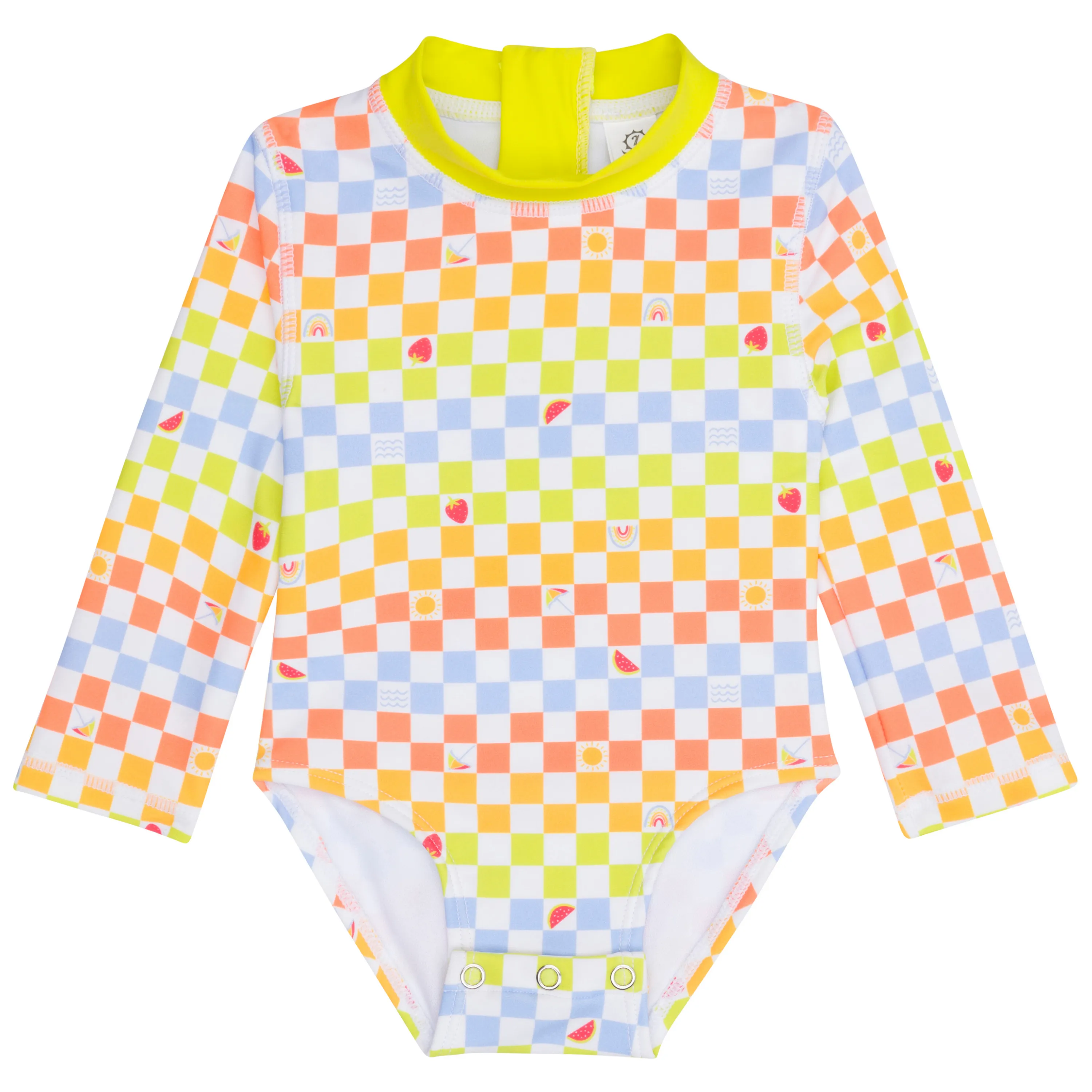 Girls Long Sleeve Surf Suit (One Piece Bodysuit) | "Gamified"