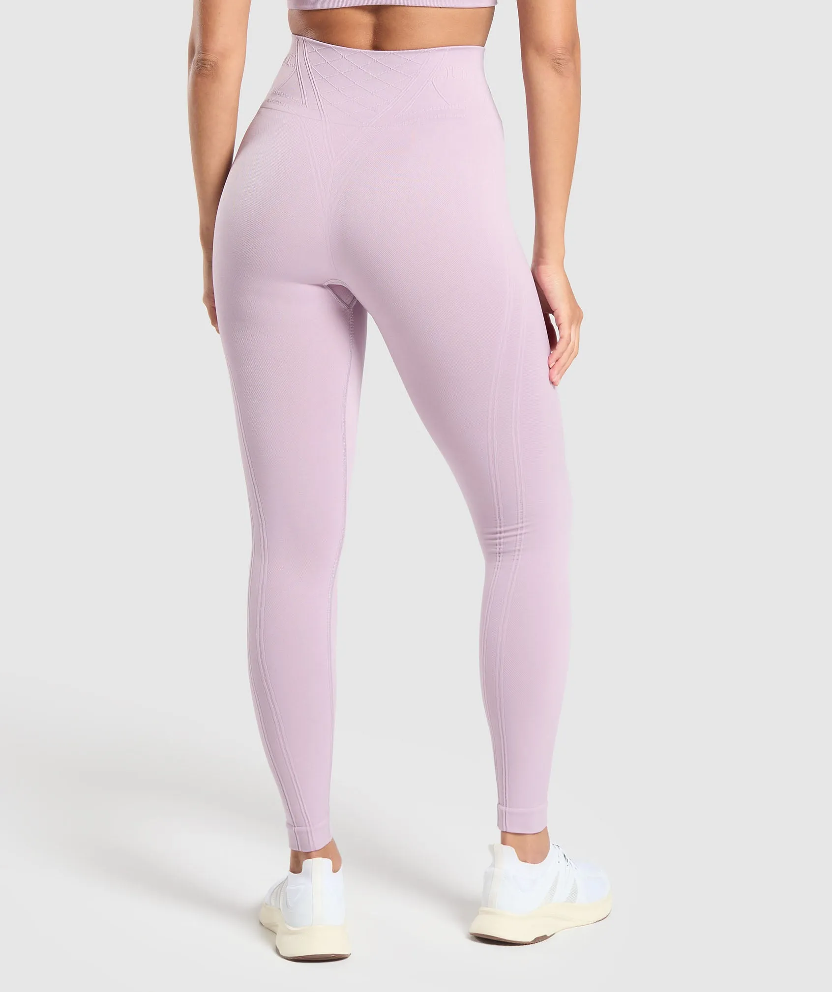 Gymshark Corset Seamless Leggings - Warm Lilac