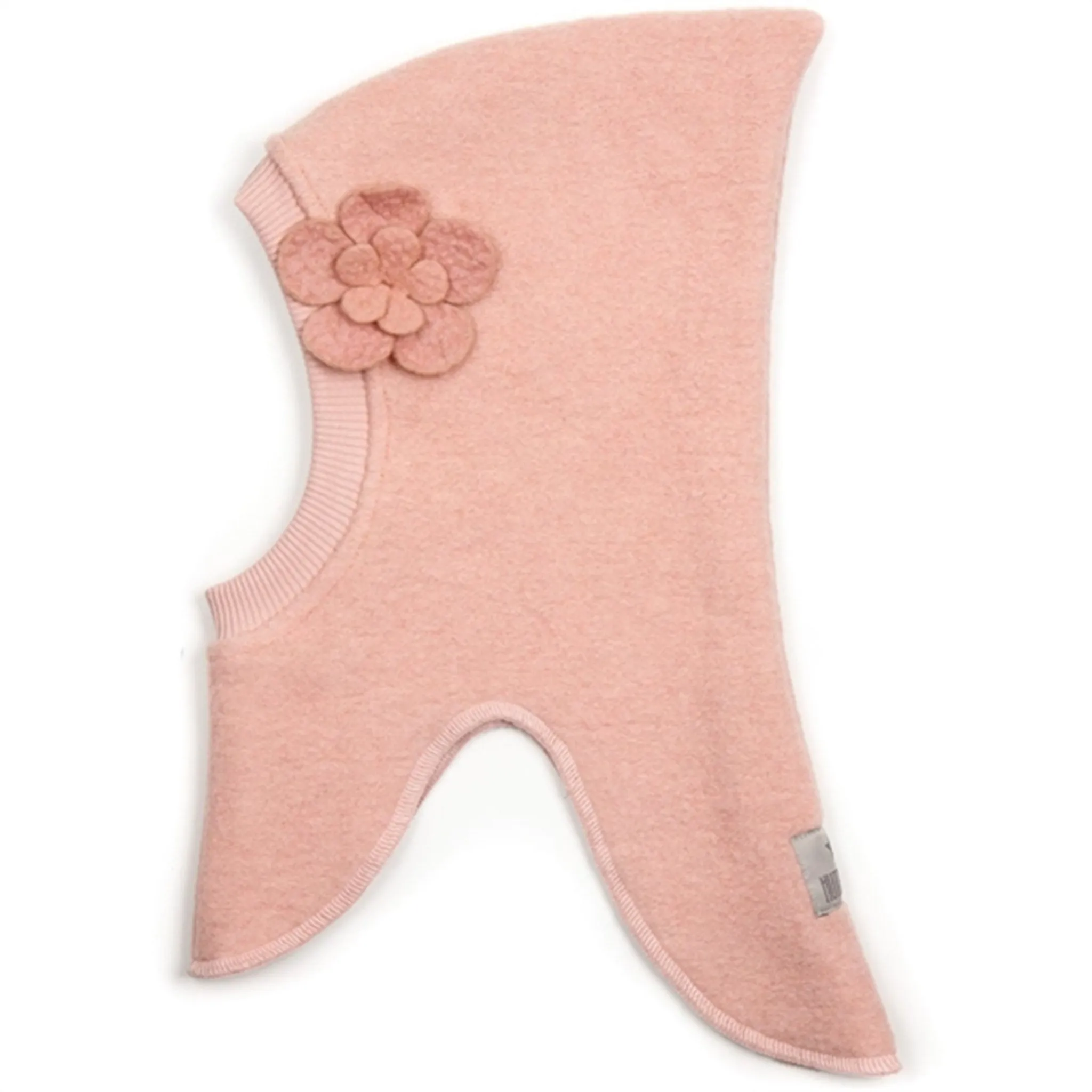 Huttelihut Balaclava Flower Wool Dusty Rose