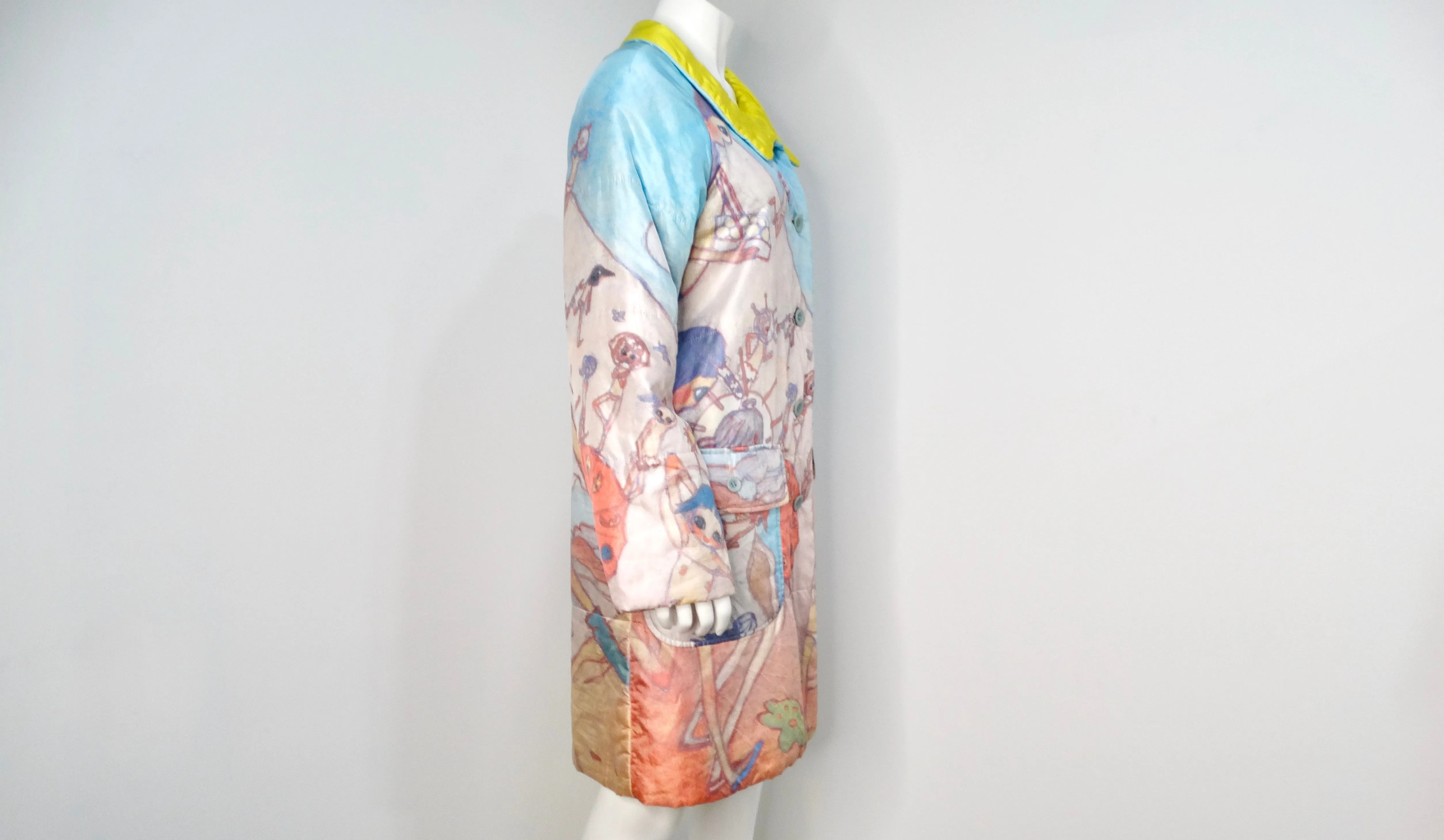 Issey Miyake x Aya Takano 2004 Runway Fantasy Print Puffer Coat