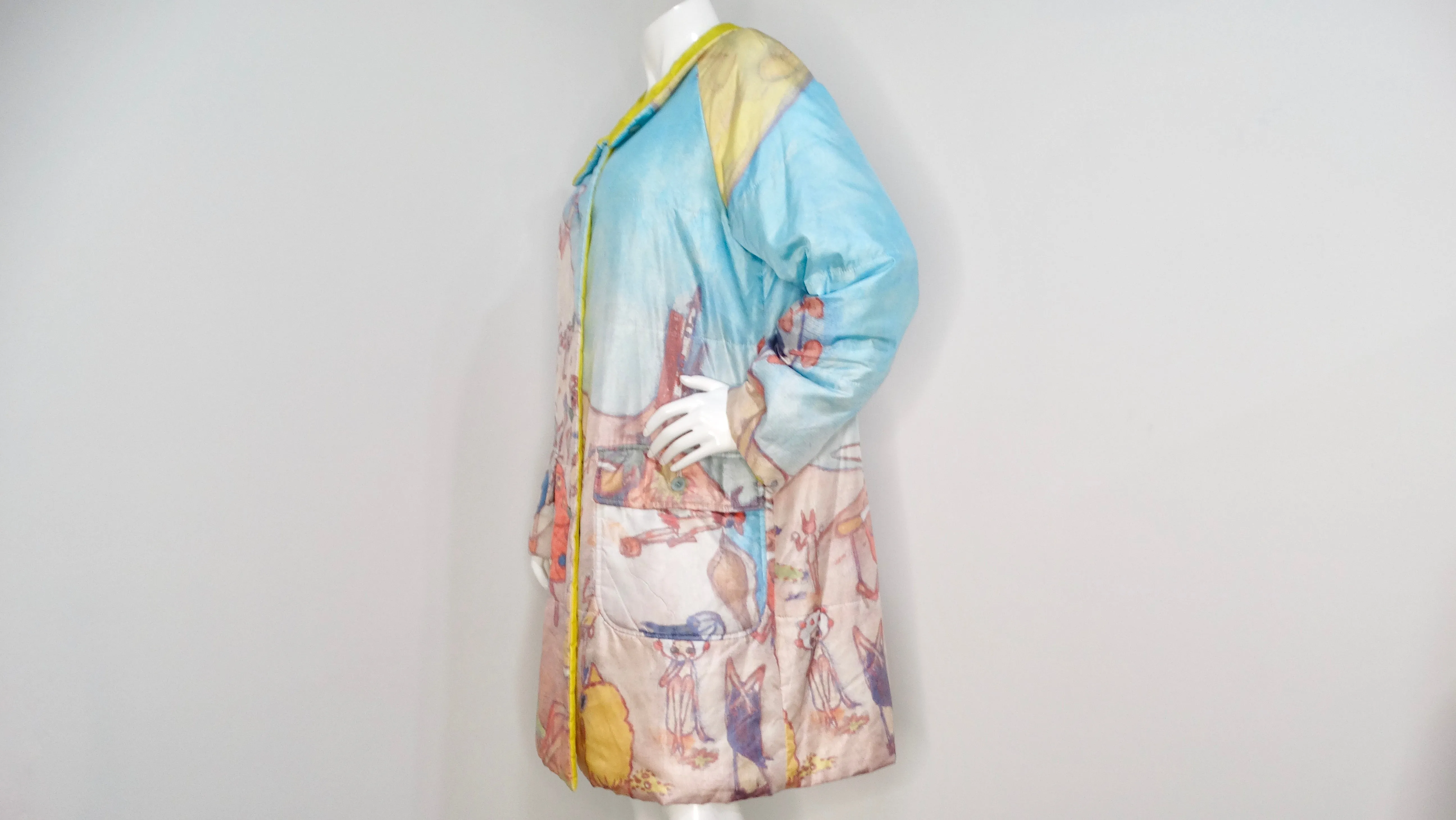 Issey Miyake x Aya Takano 2004 Runway Fantasy Print Puffer Coat