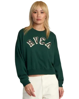 Ivy League Sweatshirt in Pine Needle