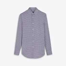 JAMES Grid Check OoohCotton Twill Shirt