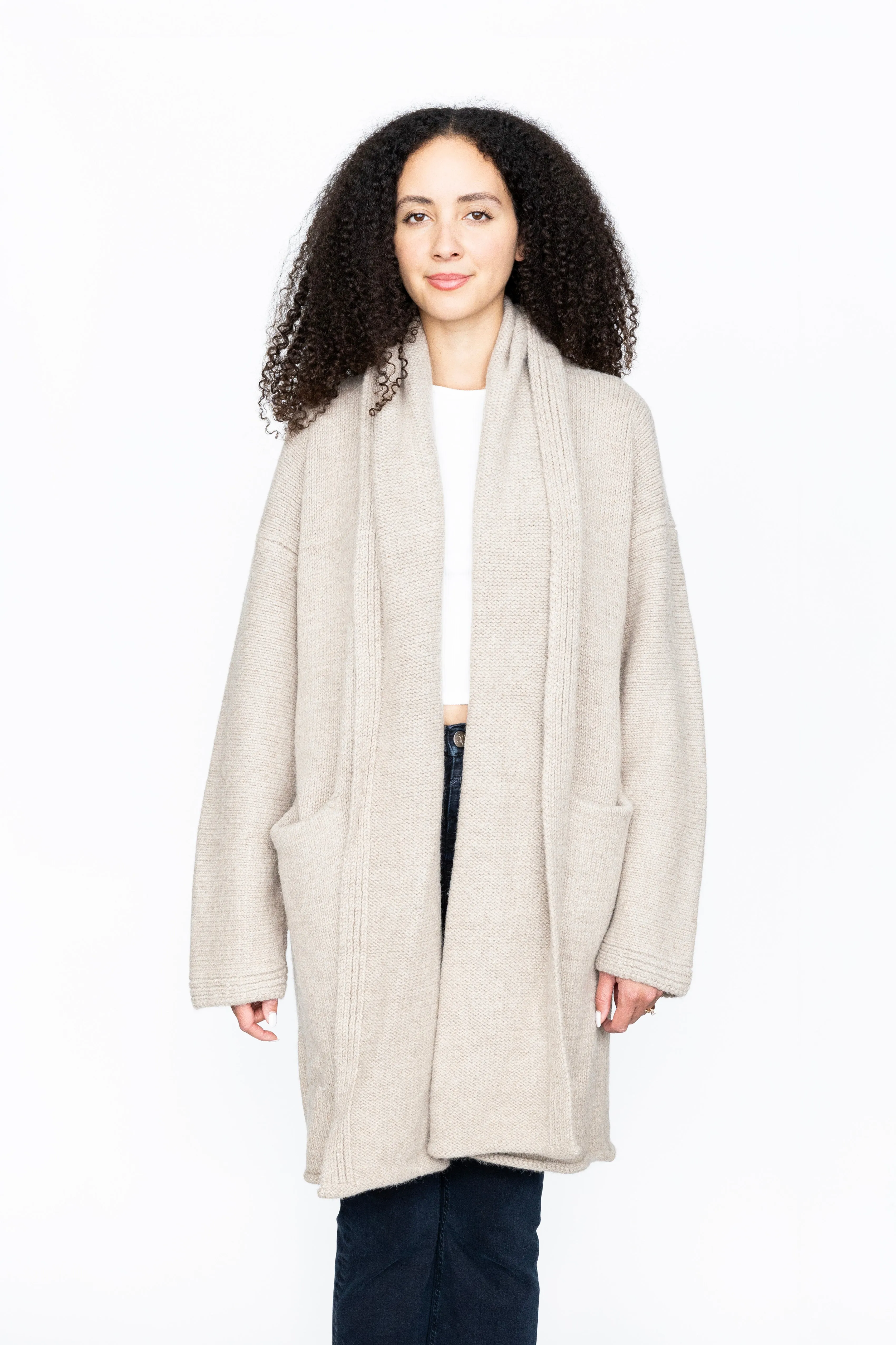 Jones Sweater Coat in Oatmeal