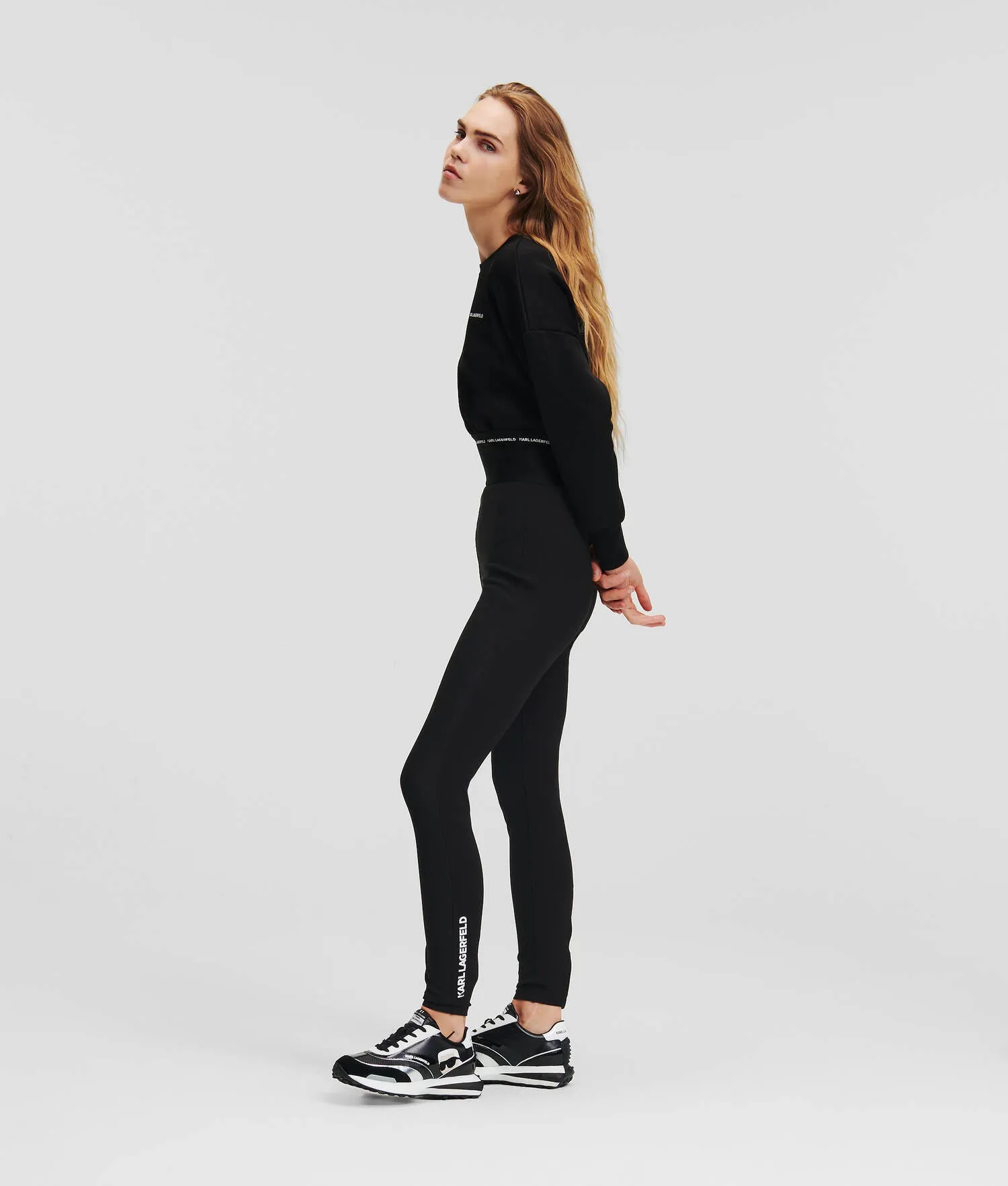 KARL LOGO PUNTO LEGGINGS