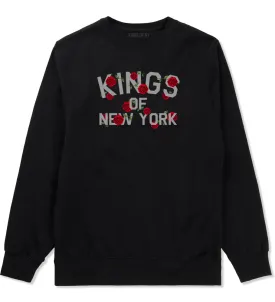 Kings Of New York Rose Garland Crewneck Sweatshirt