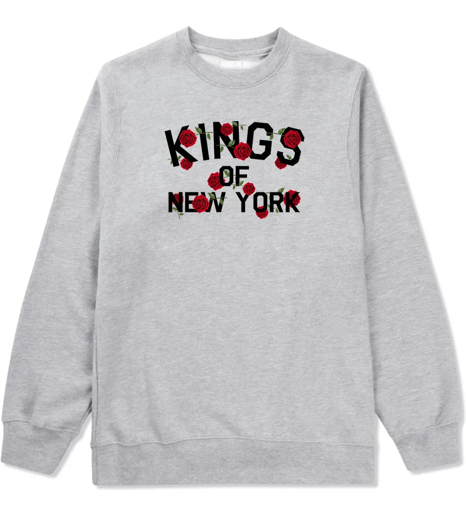 Kings Of New York Rose Garland Crewneck Sweatshirt