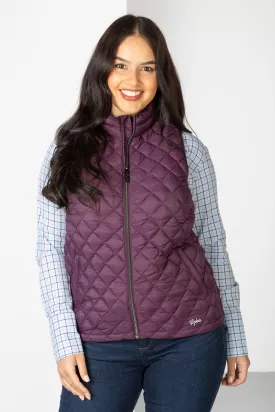 Ladies Diamond Quilt Padded Gilet - Runswick