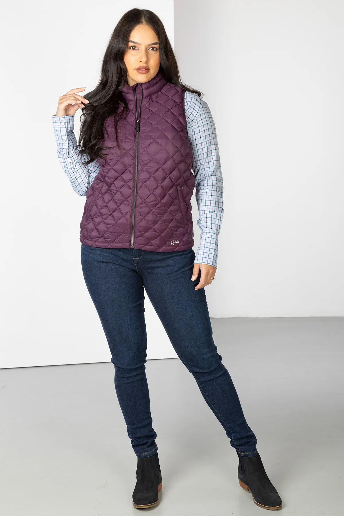 Ladies Diamond Quilt Padded Gilet - Runswick