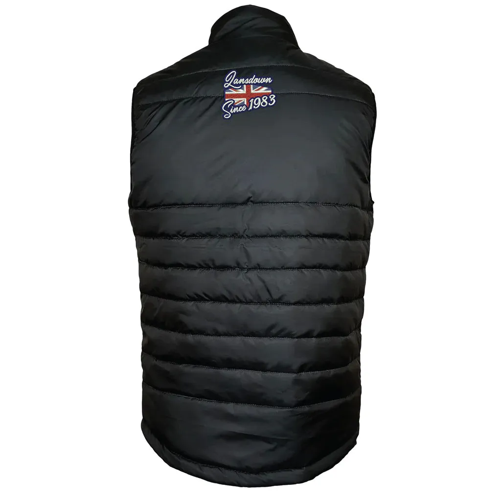 Lansdown Mens Padded Gilet - Black