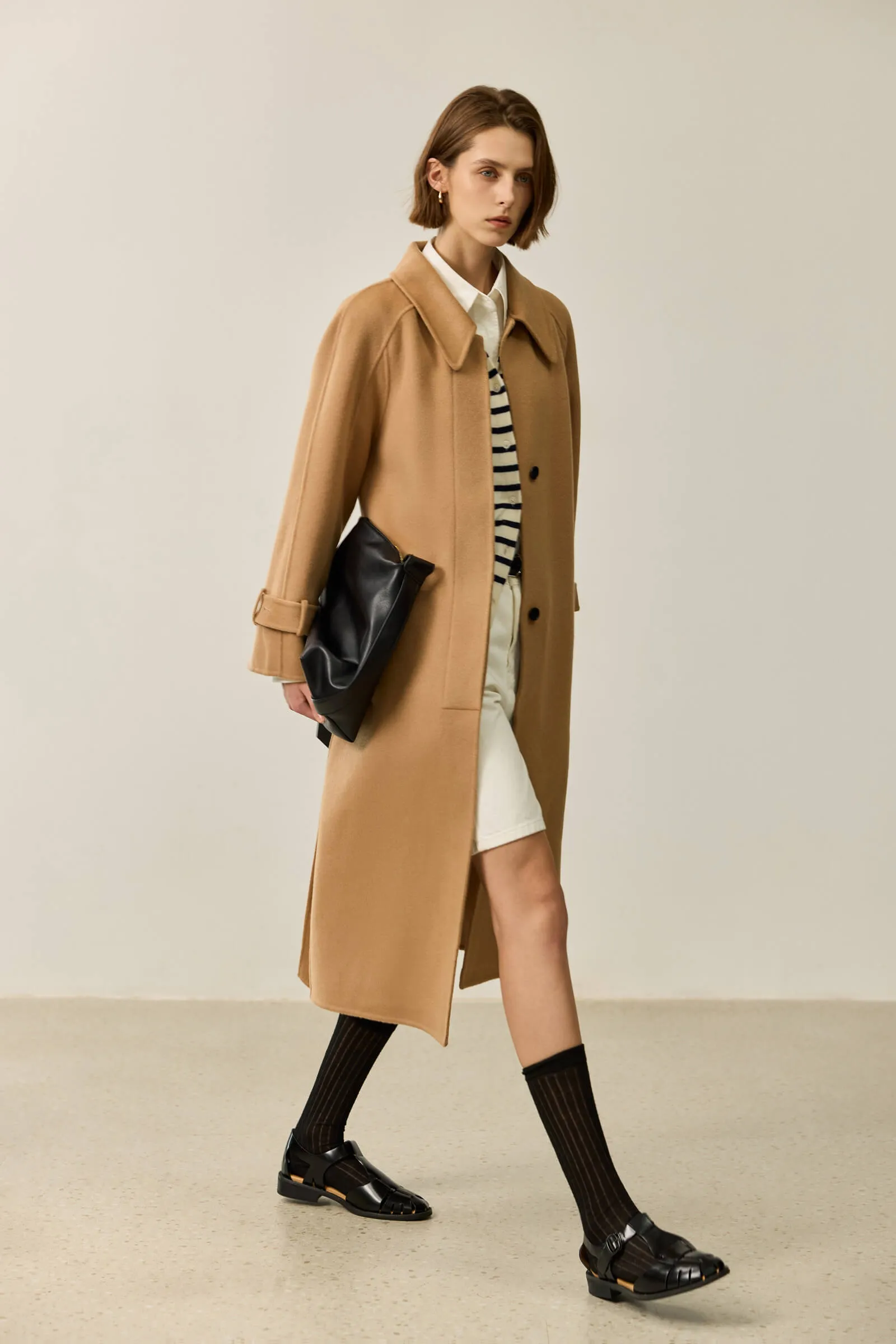 LILY Wool Mélange Double-Faced Coat