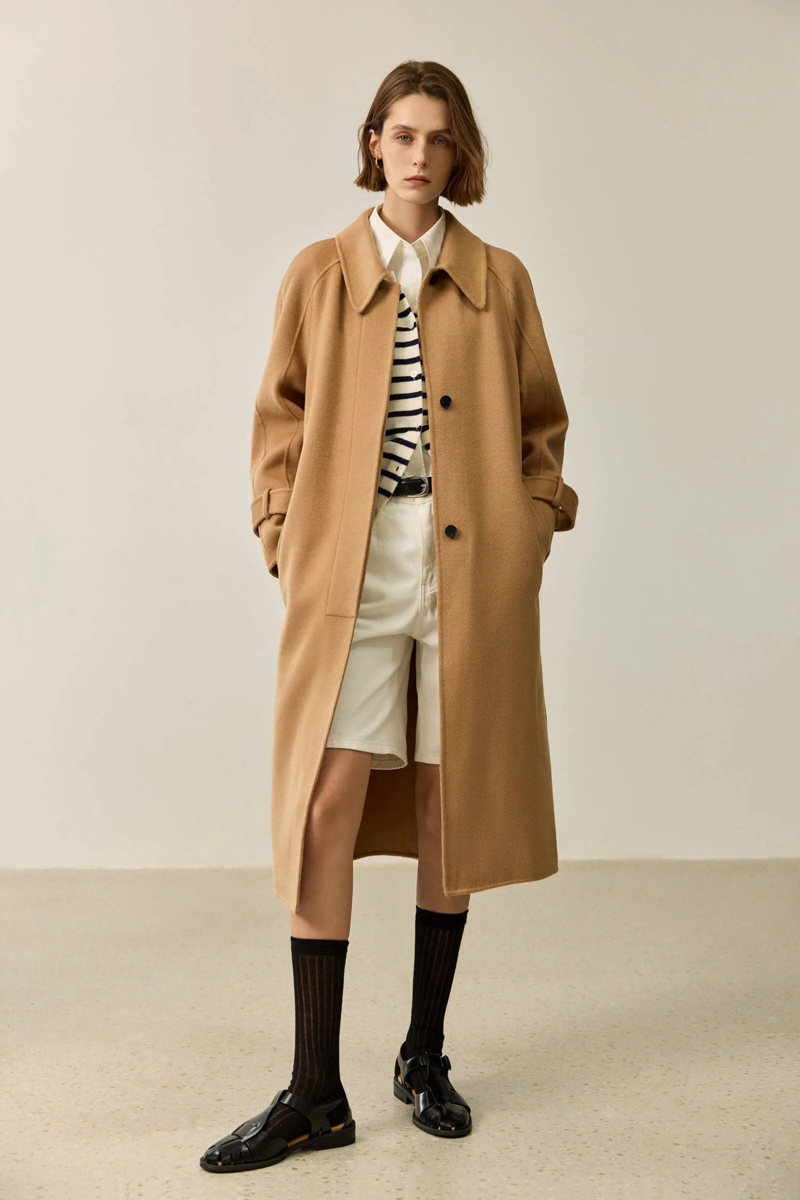 LILY Wool Mélange Double-Faced Coat