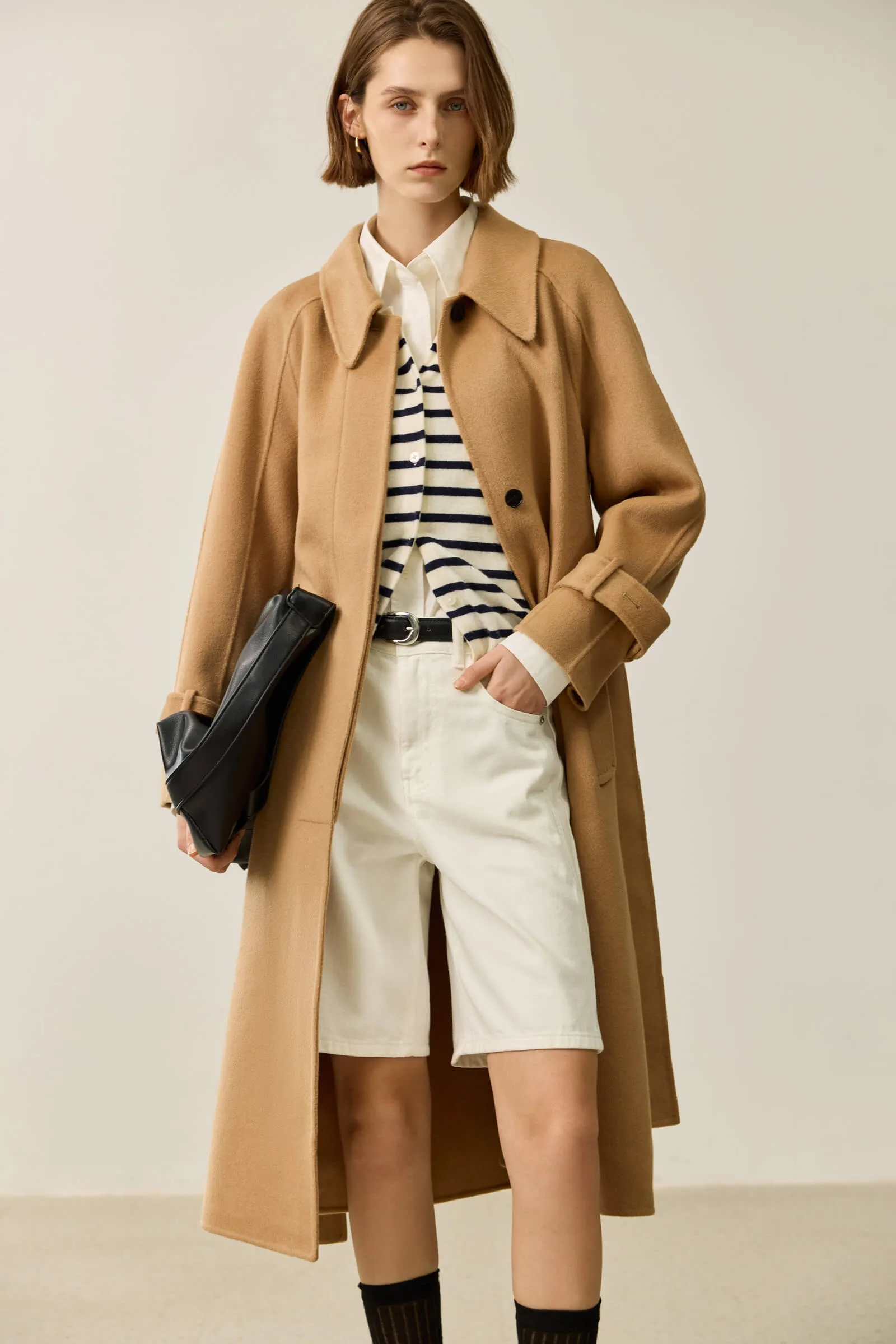 LILY Wool Mélange Double-Faced Coat