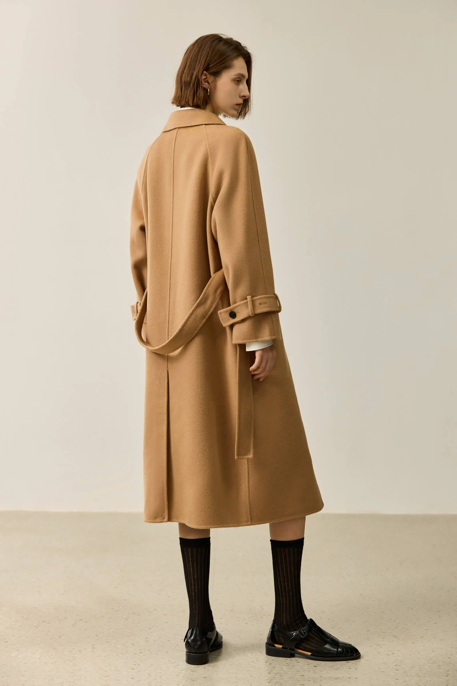 LILY Wool Mélange Double-Faced Coat