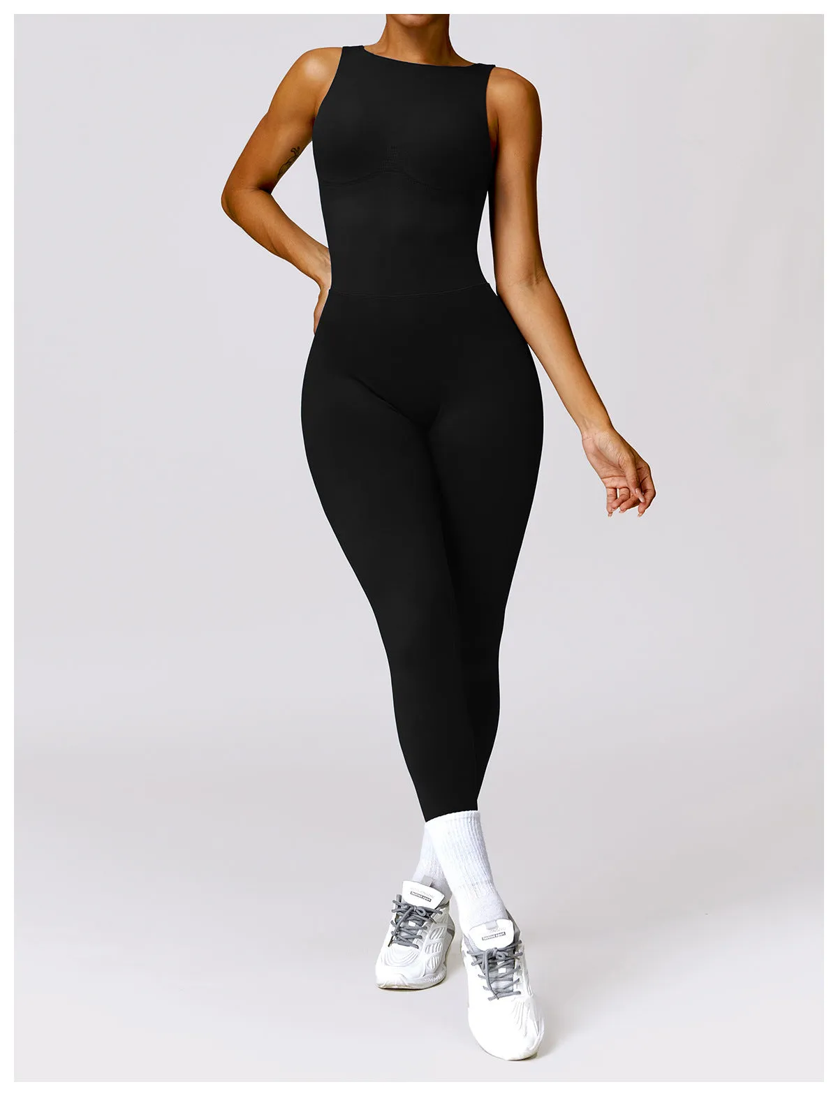 MALYBGG Yoga Catsuit for Backless Elegance 7448LY