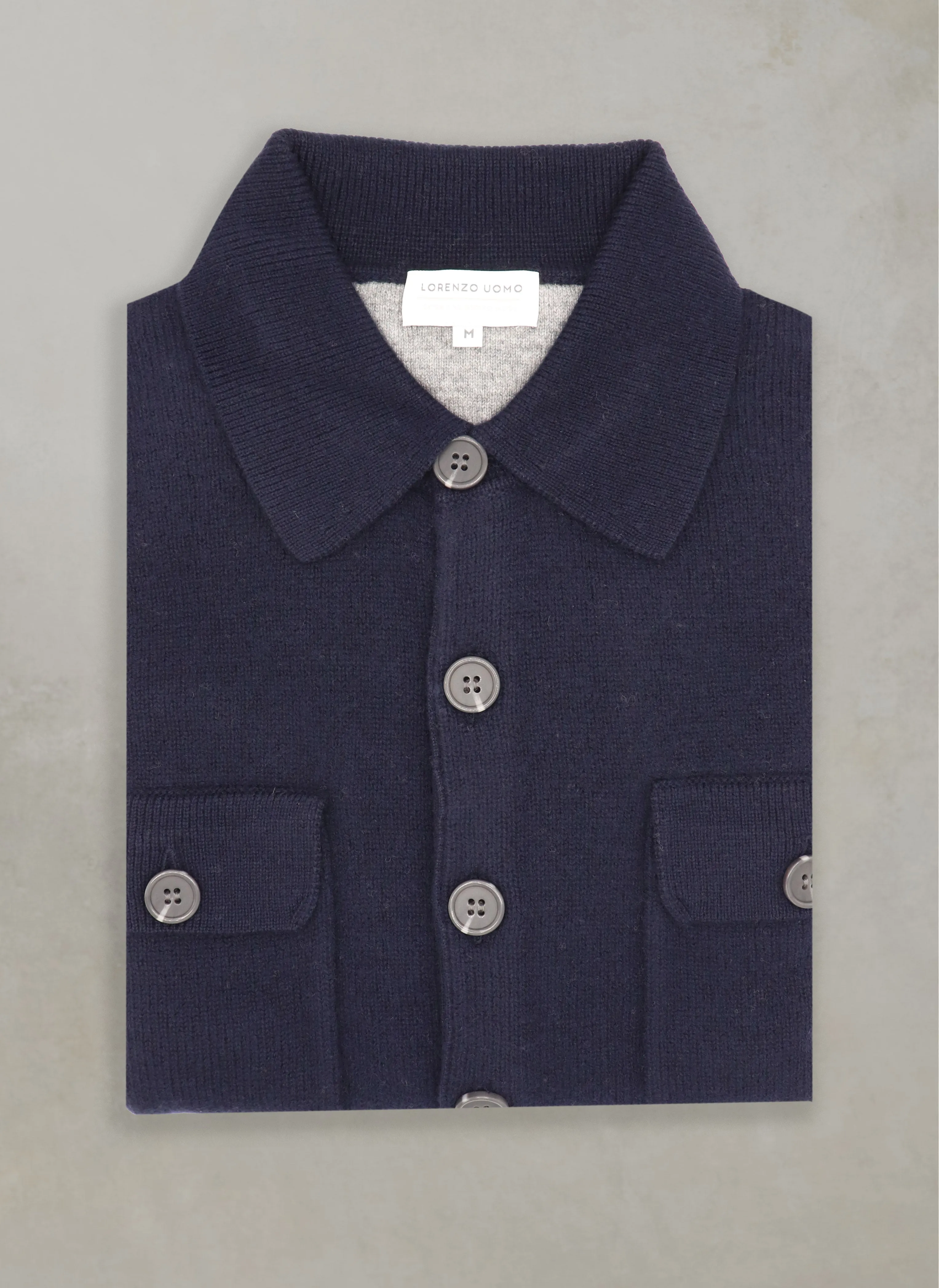 Men's Brescia Barn Coat Sweater in Navy