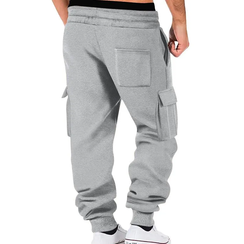 Men's Loose Sports Hooded Sweatshirt and Pants Set 40057919Y