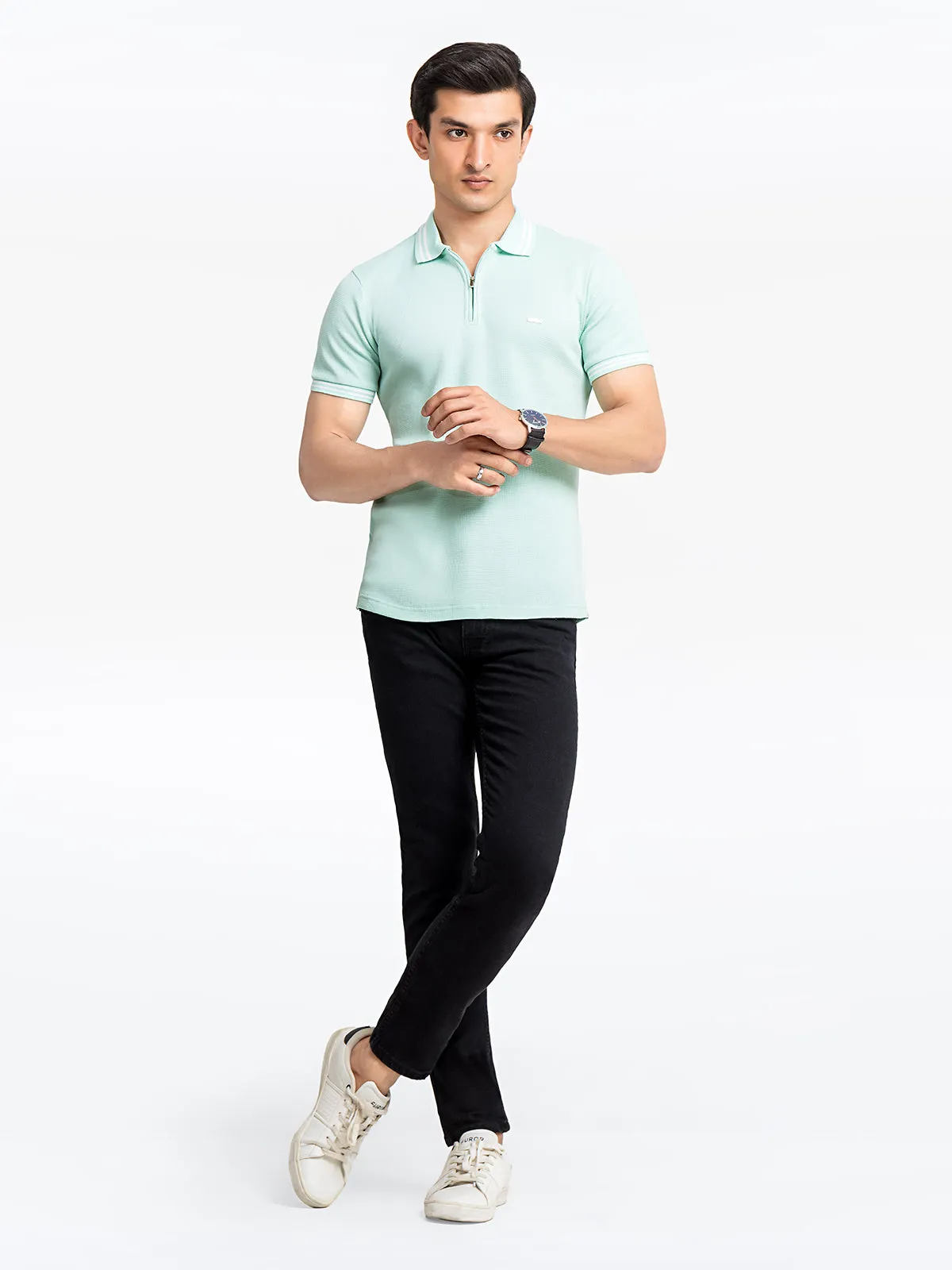 Men's Mint Green Polo Shirt - EMTPS24-062