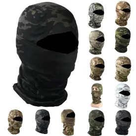 Military Camouflage Balaclava Outdoor Motorcycle Cycling Fishing Hunting Hood Protection Army Tactical Balaclava Head Face Cover