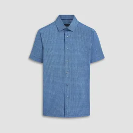 Milo Serpentine Stripe OoohCotton Short Sleeve Shirt